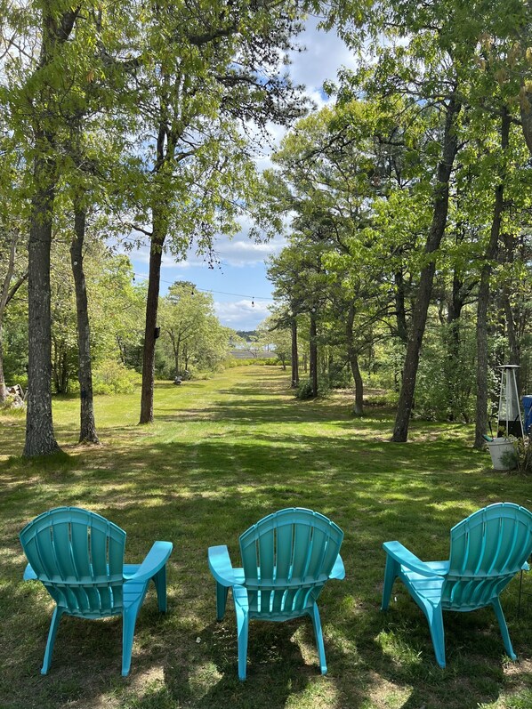 Property grounds - Entire Private Home on Secluded 6 Acre Lot with Water View Near Beaches (Wareham)