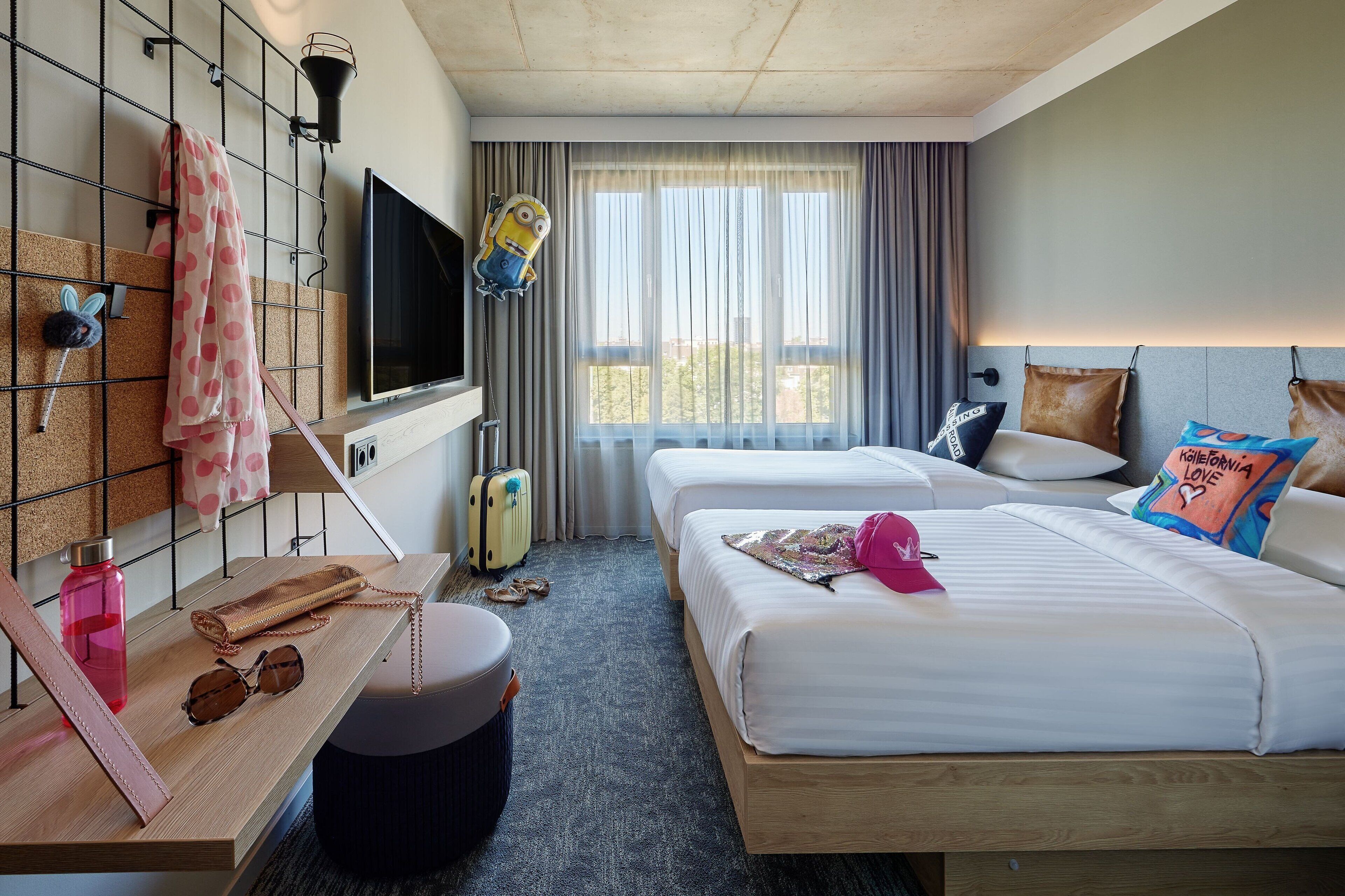 standard room, 2 single beds | hypo-allergenic bedding, desk, laptop workspace, blackout curtains