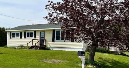Ranch home with 3 bedrooms upstairs and 1 down. Refurnished June of 2022