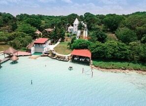 View from property - Hotel Casa Caracol Bacalar Lagoon (Bacalar)