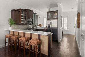 Fridge, microwave, oven, stovetop - Beach House -Luxury Marina Home on the Intracoastal..Fishing, Boating & Surfing! (New Smyrna Beach)