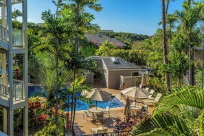 A heated pool - Grand Champions #50, Great Location Near Pool and Hot Tub, AC Throughout (Wailea)