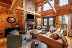 Smart TV, fireplace, video games, Netflix