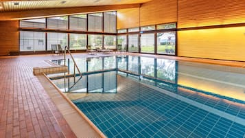 Indoor pool, a heated pool