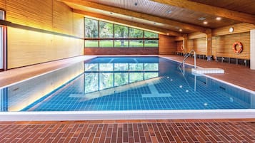 Indoor pool, a heated pool