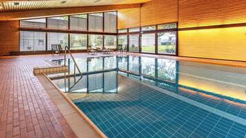 Indoor pool, a heated pool