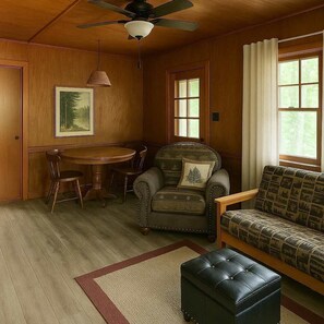 TV, fireplace - Gresham Shores - Big Dipper - PET FRIENDLY (Arbor Vitae)