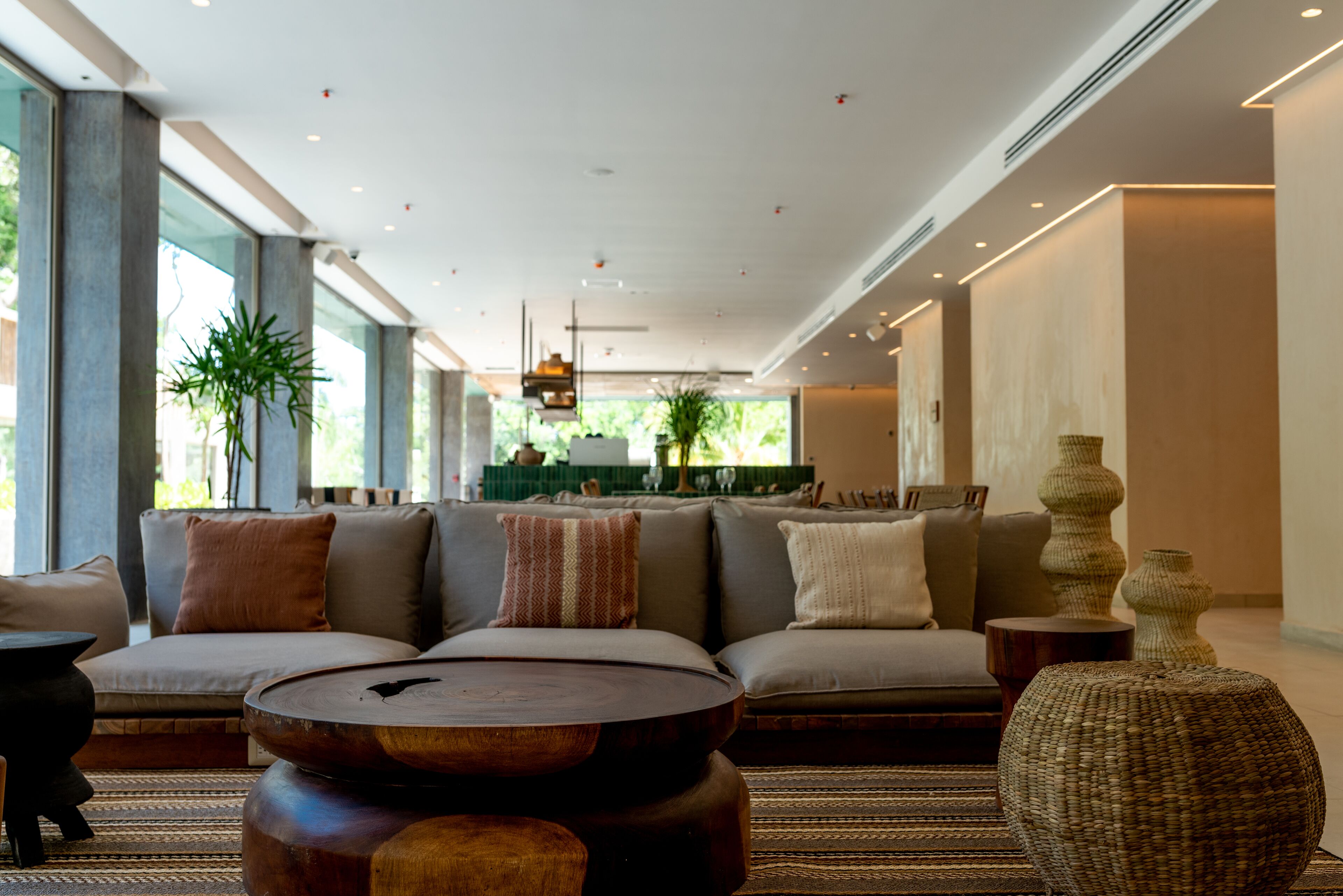 Sala de estar en el lobby