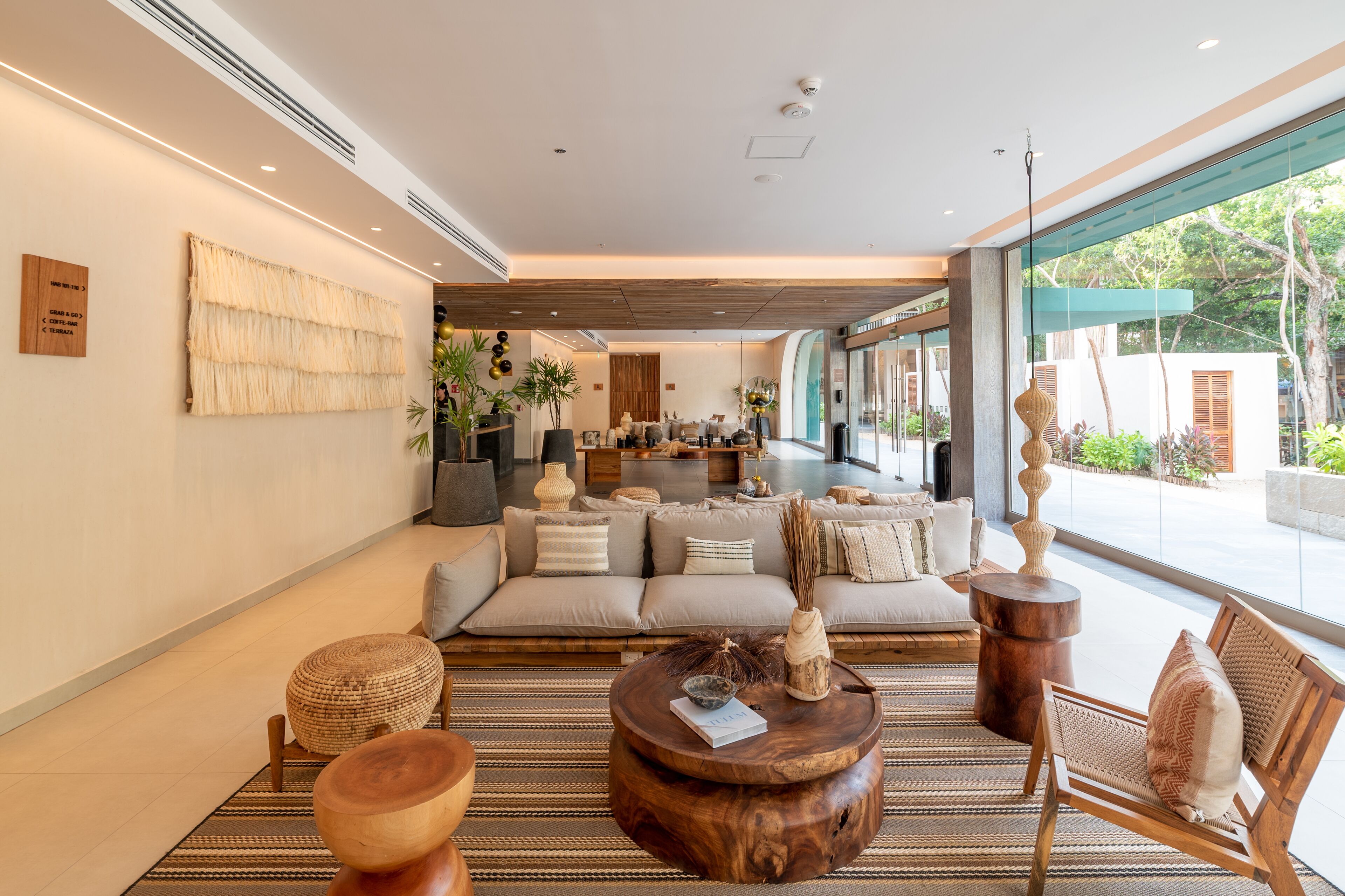 Sala de estar en el lobby