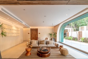 Sala de estar en el lobby