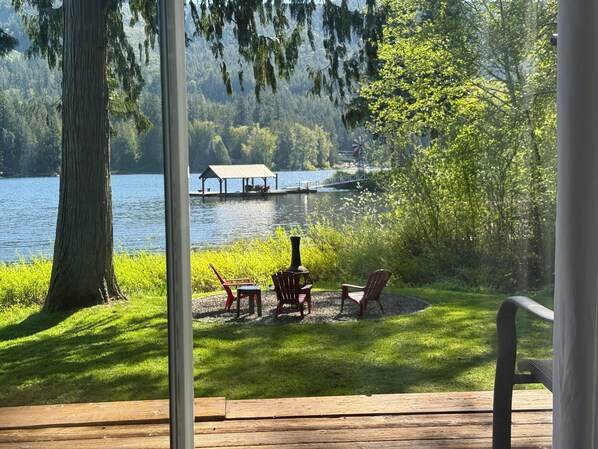 Interior - West House! A beautiful lake front home with hot tub and dock. (Shawnigan Lake)