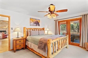 3 bedrooms, iron/ironing board, free WiFi, bed sheets - Bearfoot Cabin (Pinetop)