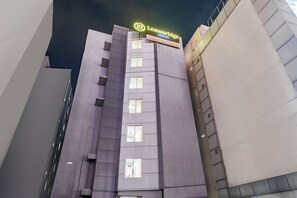 Fassade der Unterkunft