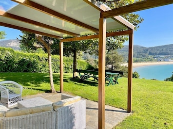 garden, exterior, sea view