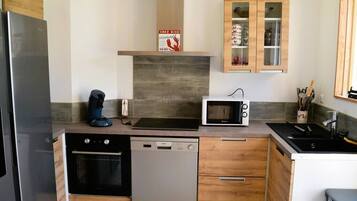 Réfrigérateur, micro-ondes, four, lave-vaisselle