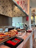 Daily buffet breakfast (IDR 208000 per person)