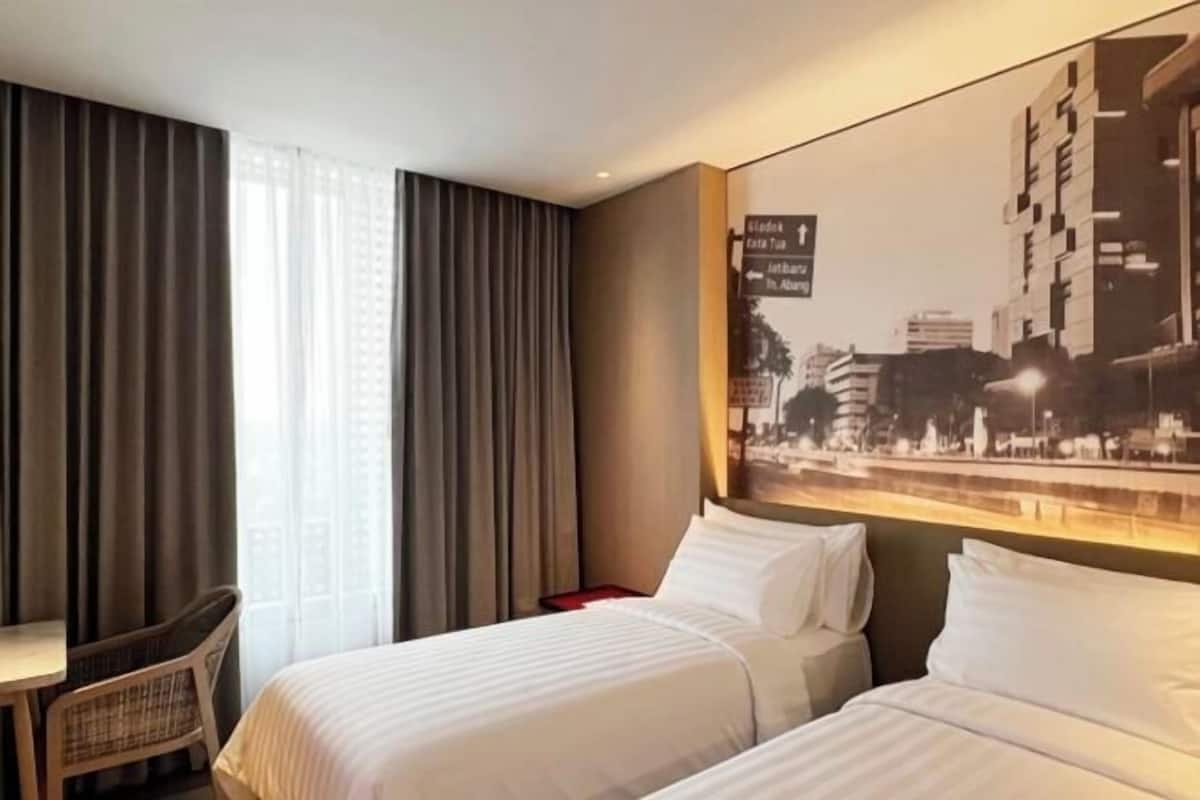 1 habitación, minibar, sistema de insonorización y wifi gratis