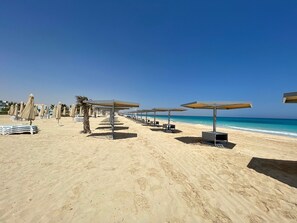 Vista a la playa o el mar