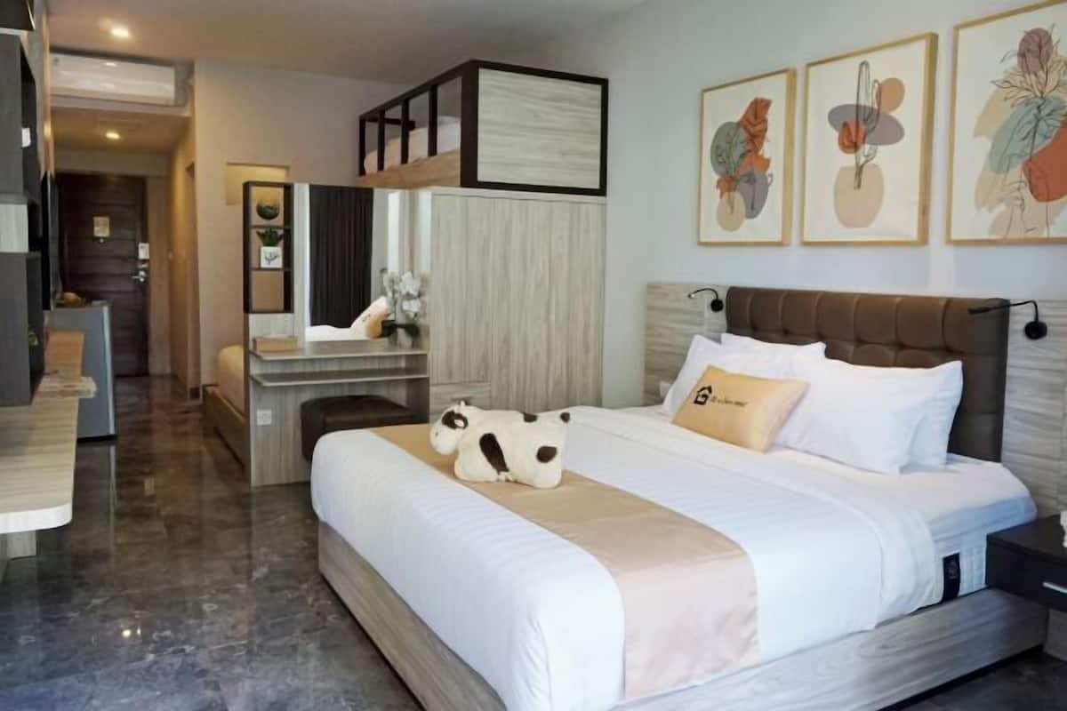 In-room safe, desk, blackout curtains, iron/ironing board