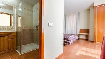 Hair dryer, bidet, towels