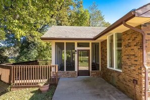 Exterior - Lakefront Fishing Retreat | Private Dock, Kayaks, Hot Tub & Ping Pong | Min to Branson Landing (Hollister)