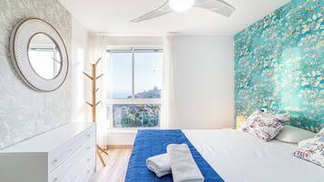 2 makuuhuonetta, silitysrauta/-lauta, ilmainen Wi-Fi, vuodevaatteet