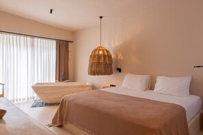 Premium Room, 1 Bedroom, Private Pool, Garden View | Minibar, in-room safe, desk, laptop workspace - Gaia By The Sea - Adult Only (Çesme)