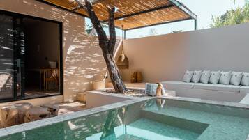 Camera Standard, 1 camera da letto, piscina privata, vista giardino | Terrazza/patio