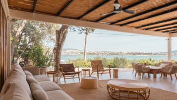 Blick von der Unterkunft