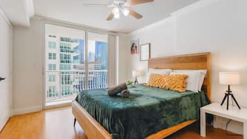 2 slaapkamers, een strijkplank/strijkijzer, wifi, beddengoed