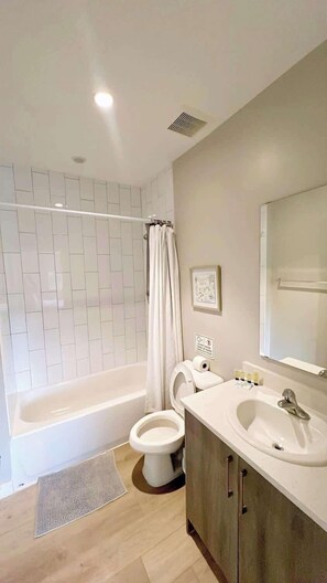 Regadera y secadora de cabello 