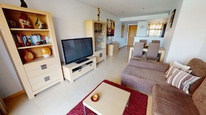 TV, DVD player