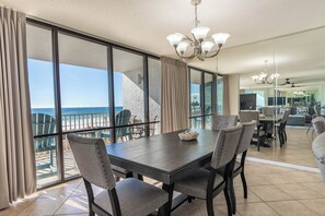 Dining - 2BR 2BA , 1st Floor Condo at the Edgewater! **BEACH CHAIRS INCLUDED** (Panama City Beach)