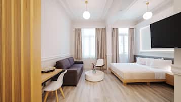 Deluxe Suite (Poseidon) | 1 bedroom, premium bedding, in-room safe, desk
