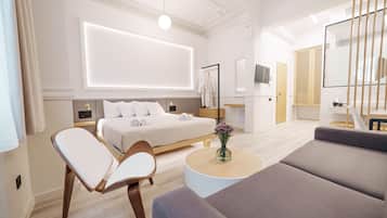 Deluxe Suite (Poseidon) | 1 bedroom, premium bedding, in-room safe, desk