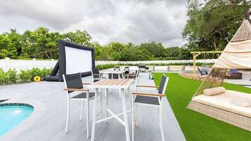 Opções para refeição ao ar livre