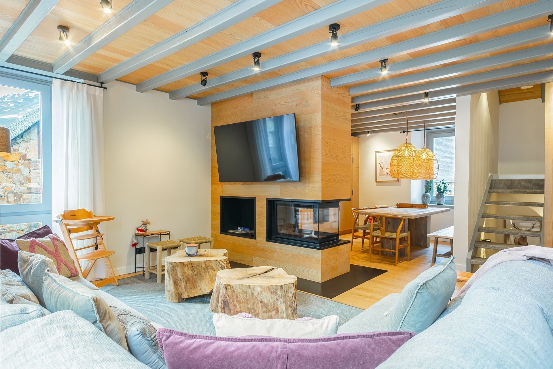 智能電視、壁爐