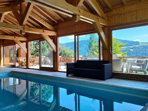 Chalet Taninges - Piscine privée chauffée