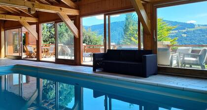 Chalet Taninges - Piscine privée chauffée