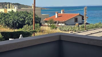 Dobbeltrom – comfort, balkong, sjøutsikt | Terrasse/patio