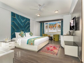 Deluxe Room, Hill View | Cadar kapas Mesir, peralatan tempat tidur premium, busa memori 