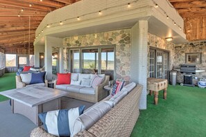 Terrace/patio - Spacious, Scenic Wagner Haven w/ River Access (Wagner)