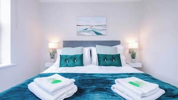 2 bedrooms, iron/ironing board, travel crib, WiFi