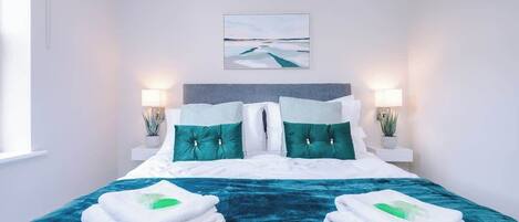 2 bedrooms, iron/ironing board, travel crib, WiFi