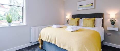 2 bedrooms, iron/ironing board, travel crib, WiFi