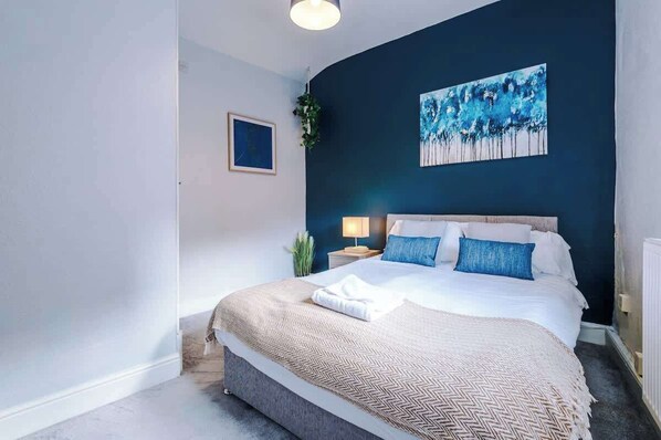 4 bedrooms, iron/ironing board, travel crib, WiFi