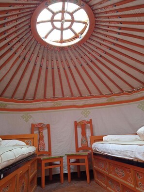 1 室のベッドルーム、車椅子でアクセスできる設備