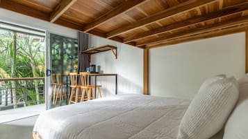 Habitación Deluxe | Sábanas de algodón egipcio, ropa de cama de alta calidad y edredón 