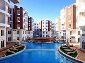 Appartement, 1 grand lit | Piscine | Piscine couverte