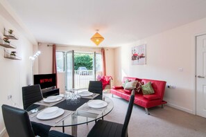 Apartment, Multiple Beds | Living room - Fremington Court, Coventry - 2 Bedroom Apartment (Coventry)
